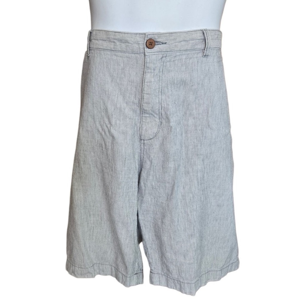 Tommy Bahama Mens Stripe City Cabana Blue Shorts Size 44 Coastal Resort Travel